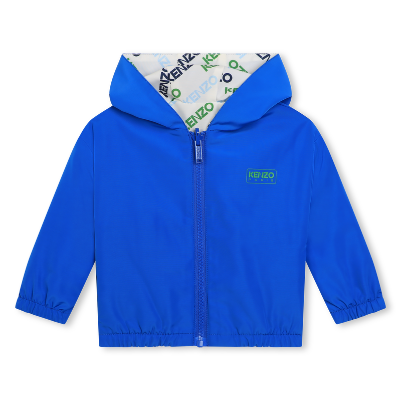 Reversible zip-up windbreaker KENZO KIDS 
                    UNISEX