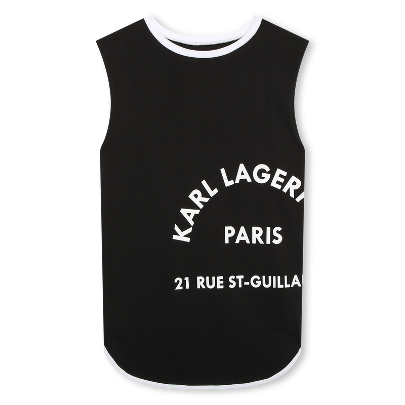 Printed Beach Dress KARL LAGERFELD KIDS 
                    GIRL
