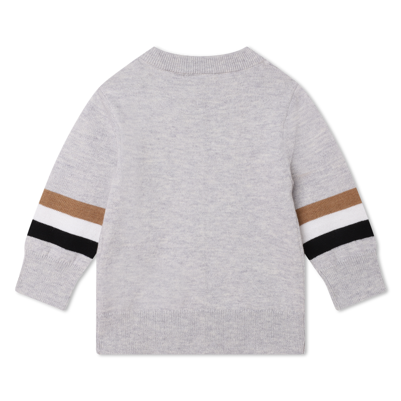 Cotton and wool pullover BOSS 
                    BOY