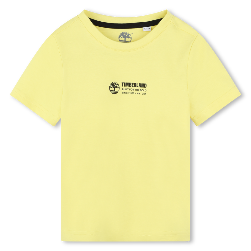 Short-Sleeved Cotton T-Shirt TIMBERLAND 
                    BOY