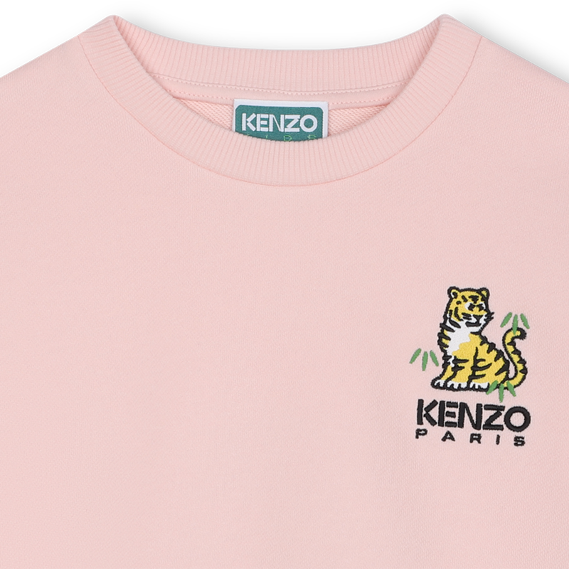 Cotton fleece sweatshirt KENZO KIDS 
                    GIRL