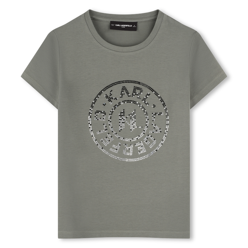 T-shirt with illustrations KARL LAGERFELD KIDS 
                    GIRL