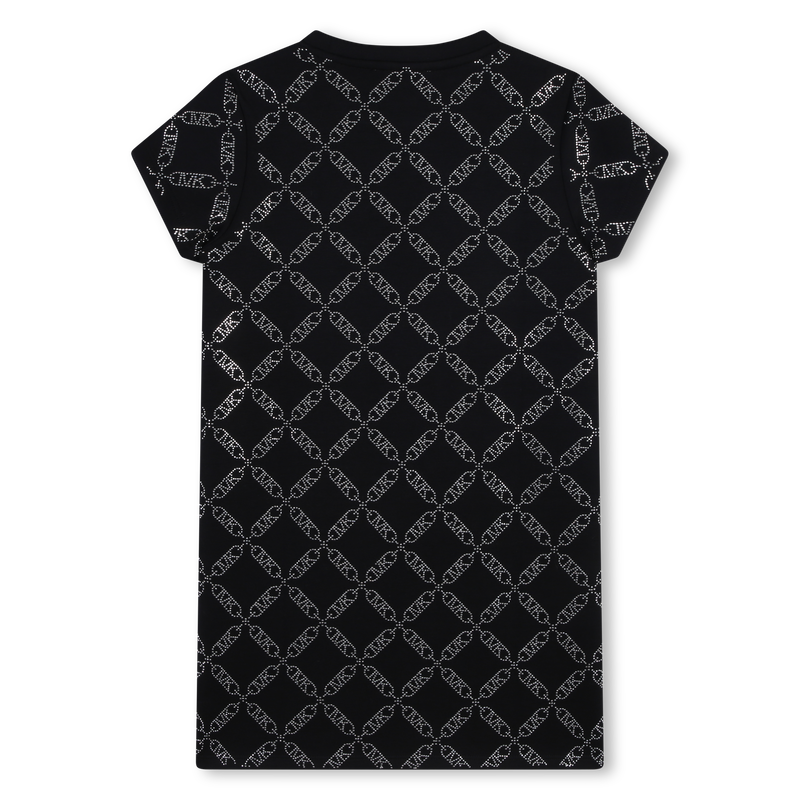 Studded Short-Sleeved Dress MICHAEL KORS 
                    GIRL