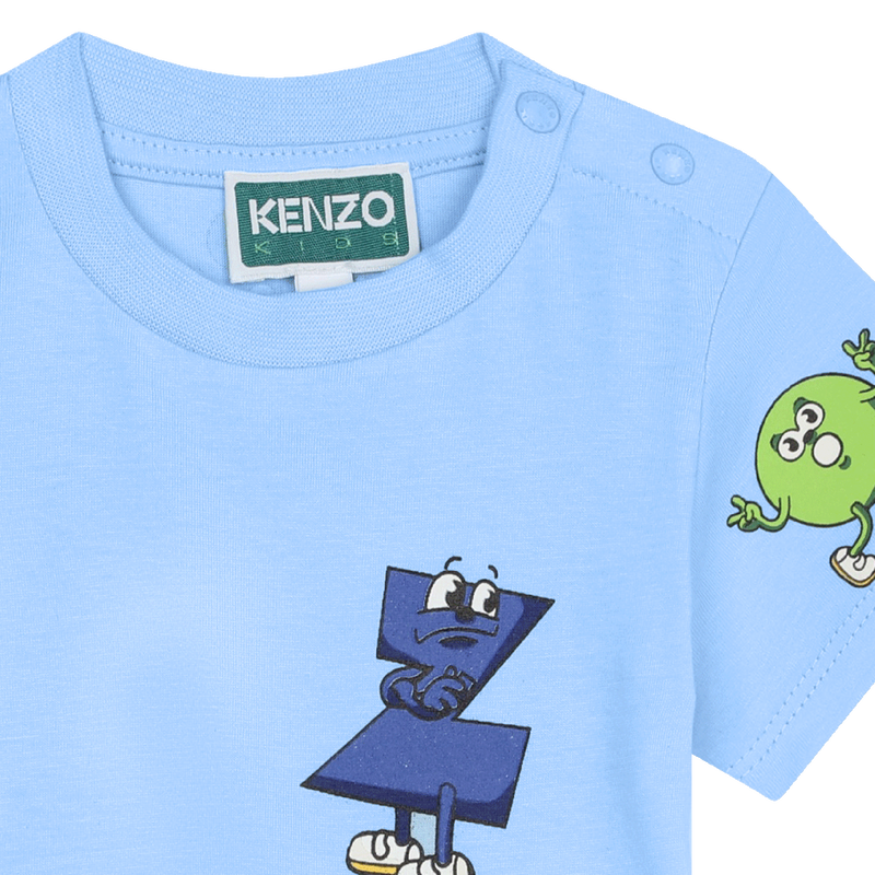 Short-sleeved cotton T-shirt KENZO KIDS 
                    BOY