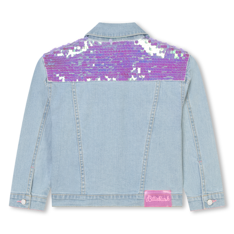 Accessorized jean jacket BILLIEBLUSH 
                    GIRL