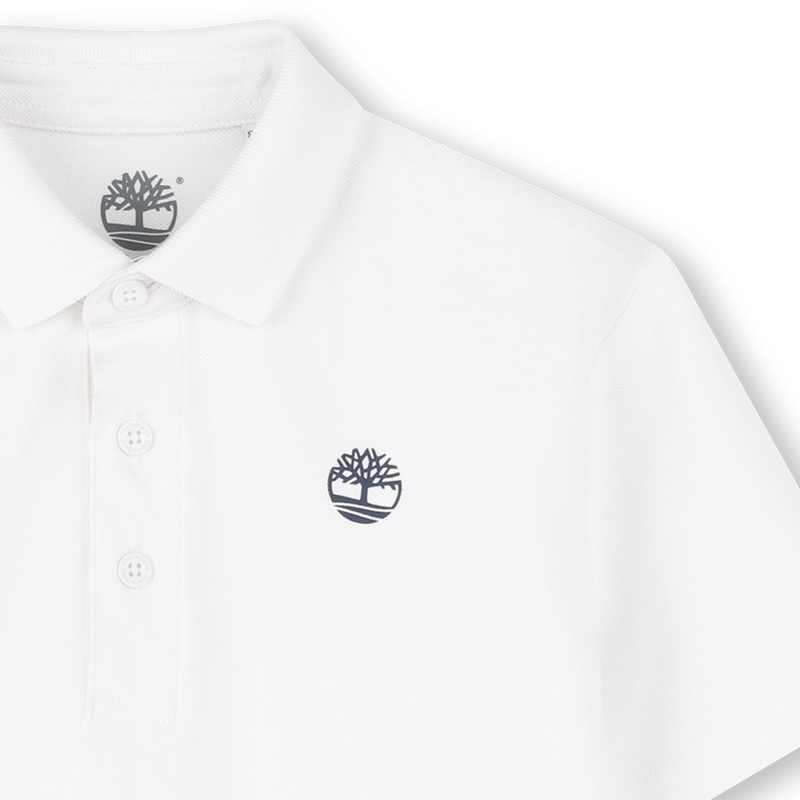 Plain polo with logo on chest TIMBERLAND 
                    BOY