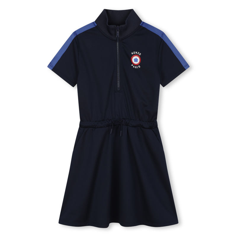 Short-Sleeved Zipped Dress KENZO KIDS 
                    GIRL