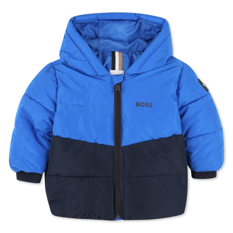 Two-Tone Hooded Puffer Jacket BOSS 
                    BOY