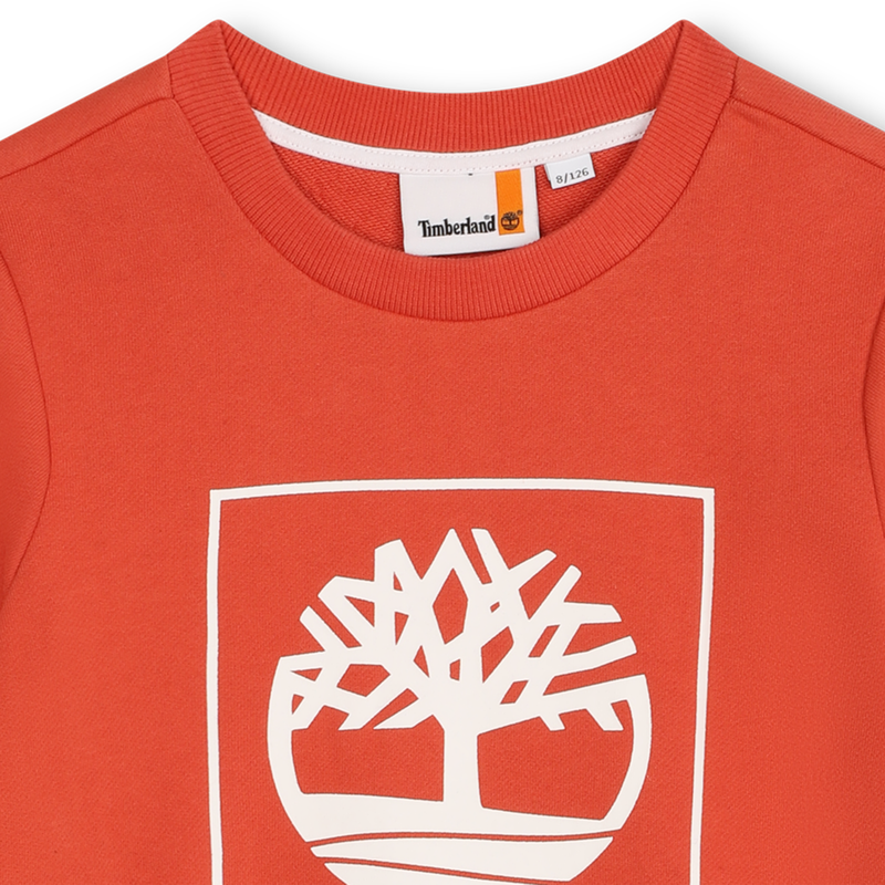 Printed Fleece Sweatshirt TIMBERLAND 
                    BOY