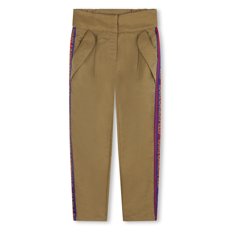Striped Side Trousers KARL LAGERFELD KIDS 
                    GIRL