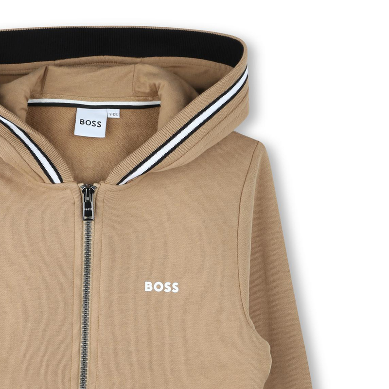 Hooded Zip-Up Cardigan BOSS 
                    BOY