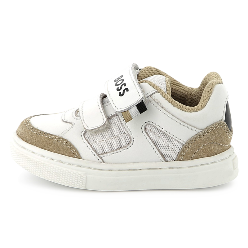 Leather Velcro sneakers BOSS 
                    BOY