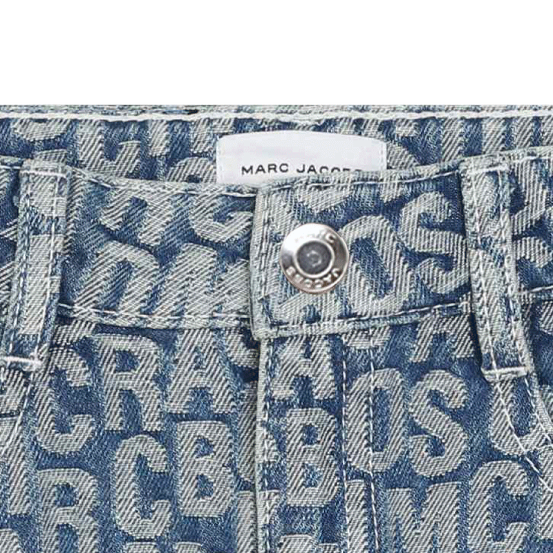 Cotton Jean Skirt THE MARC JACOBS 
                    GIRL