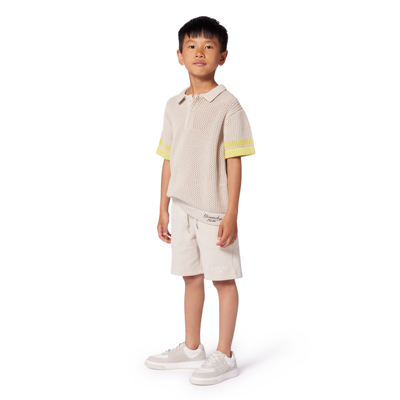 Short-sleeved cotton polo GIVENCHY 
                    BOY