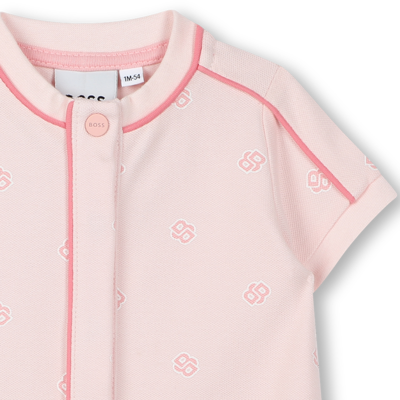 Printed short romper BOSS 
                    GIRL