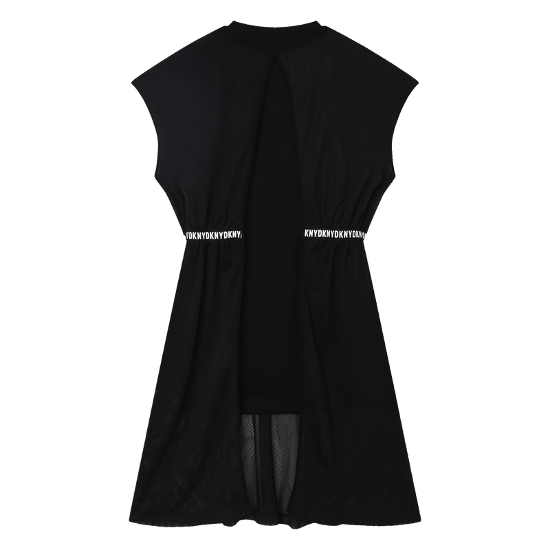 Layered dress with back slit DKNY 
                    GIRL
