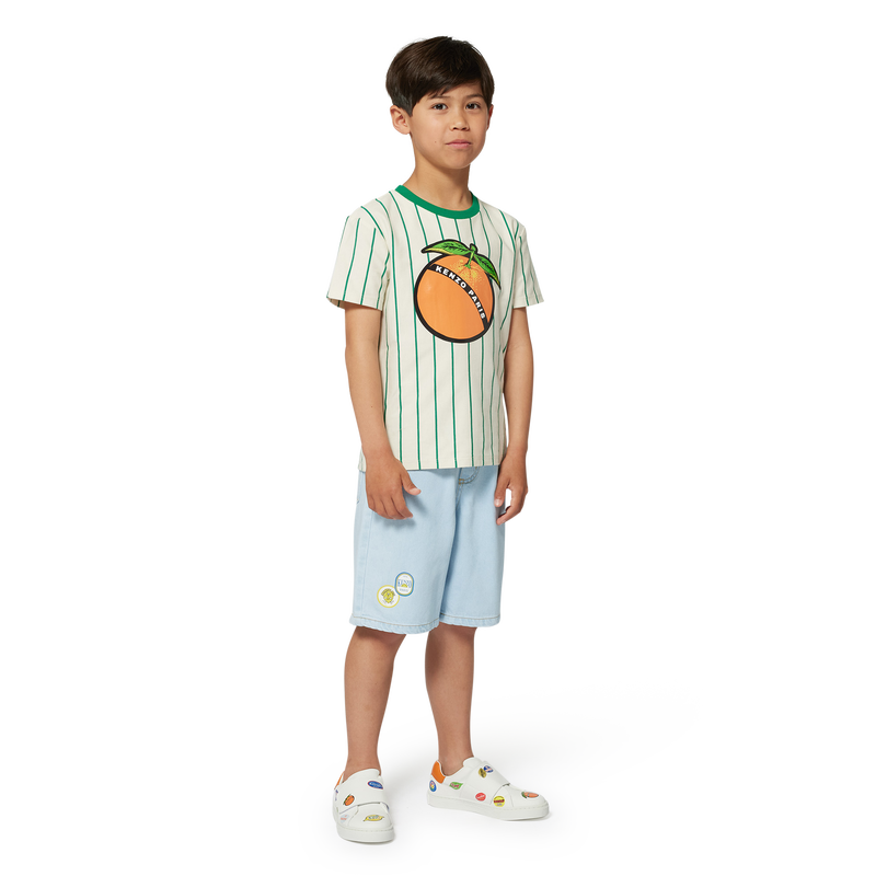 Embroidered Bermuda shorts KENZO KIDS 
                    BOY