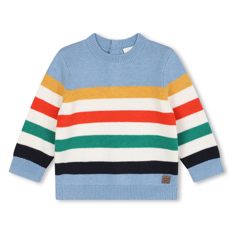 Striped Knit Sweater CARREMENT BEAU 
                    BOY