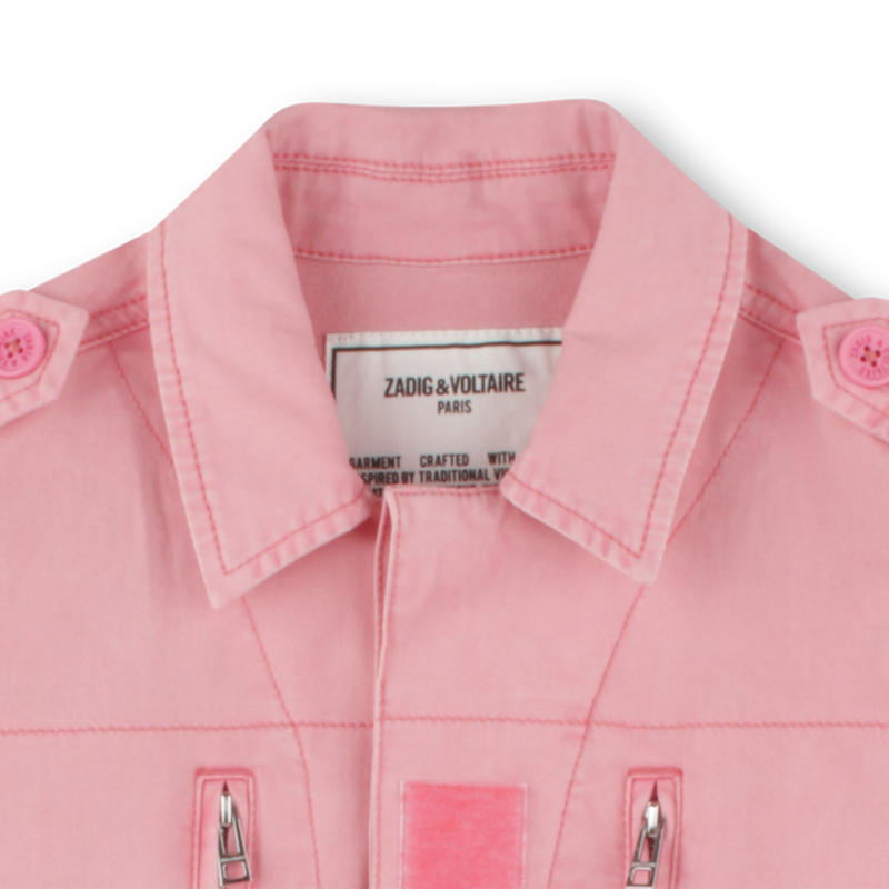 Buttoned military-style jacket ZADIG & VOLTAIRE 
                    GIRL