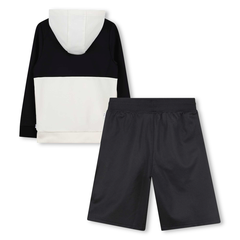 Zip-up cardigan and shorts set BOSS 
                    BOY