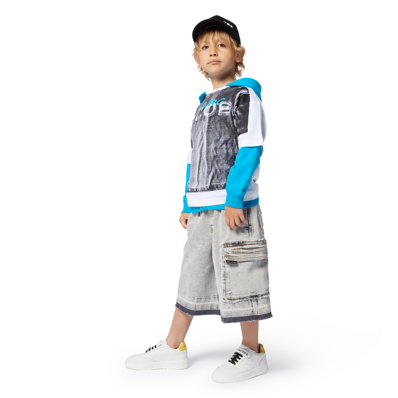 Long denim Bermuda shorts THE MARC JACOBS 
                    BOY