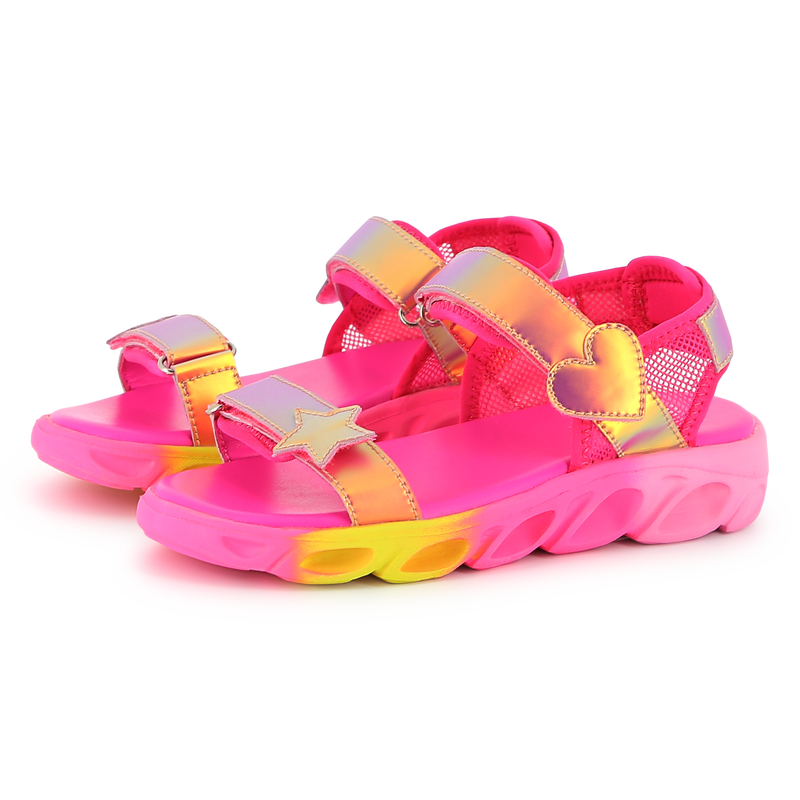 Bi-material sandals BILLIEBLUSH 
                    GIRL