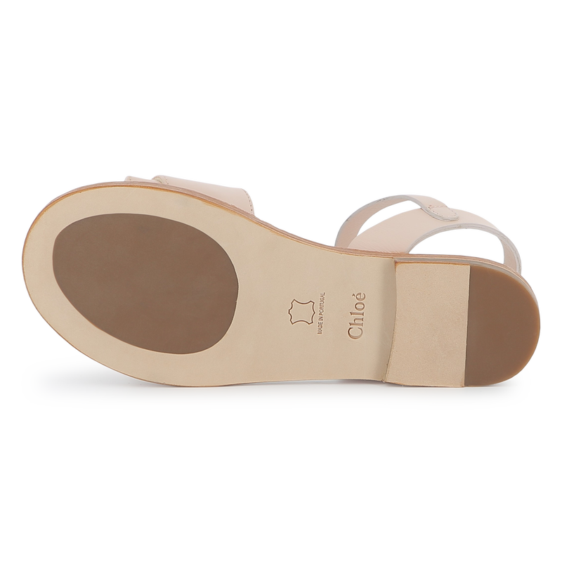 Buckled leather sandals CHLOE 
                    GIRL