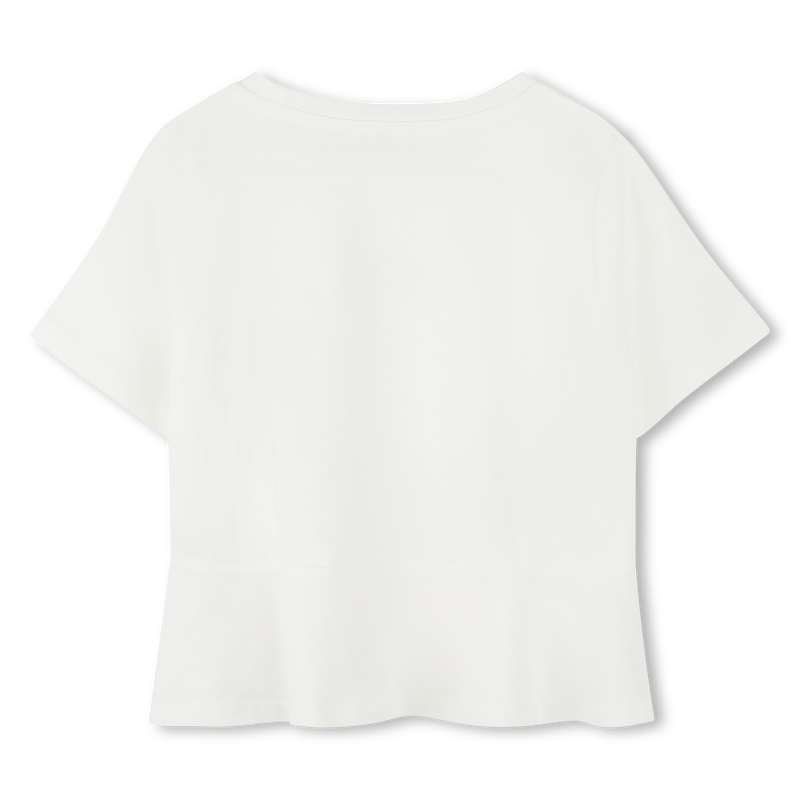 Short-sleeved cotton T-shirt MICHAEL KORS 
                    GIRL