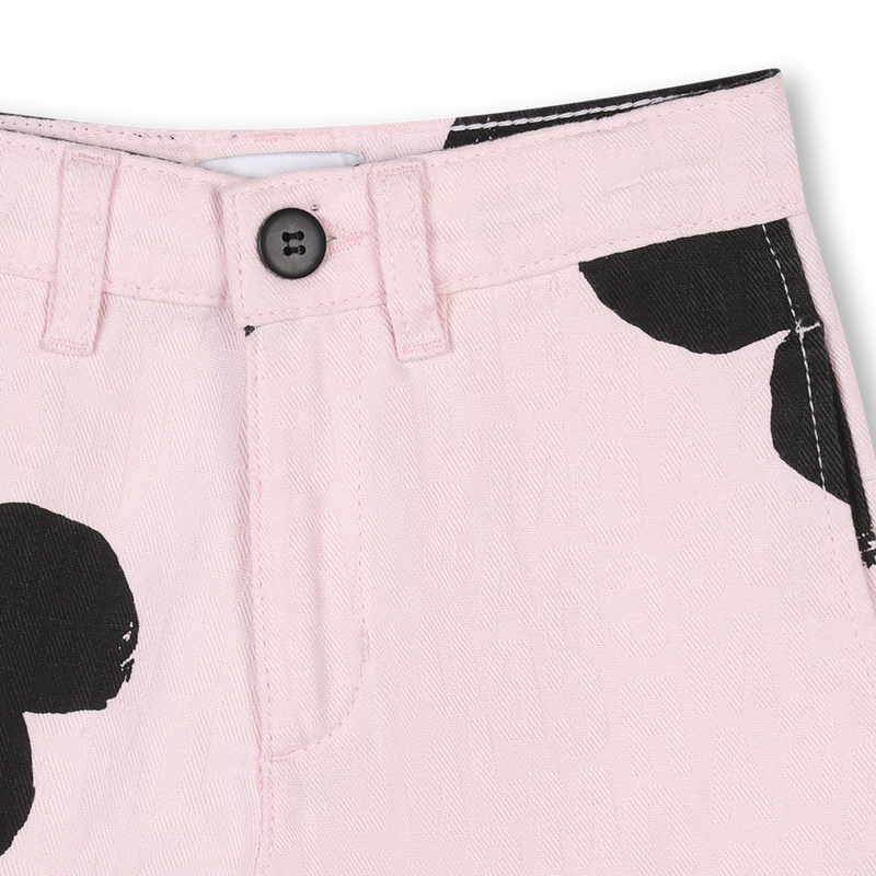 Printed cotton shorts THE MARC JACOBS 
                    GIRL