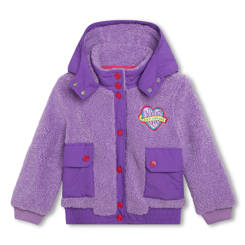 Hooded fleece jacket THE MARC JACOBS 
                    GIRL