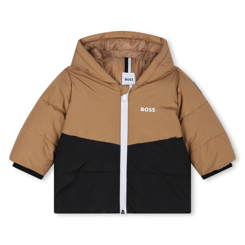 Two-Tone Hooded Puffer Jacket BOSS 
                    BOY