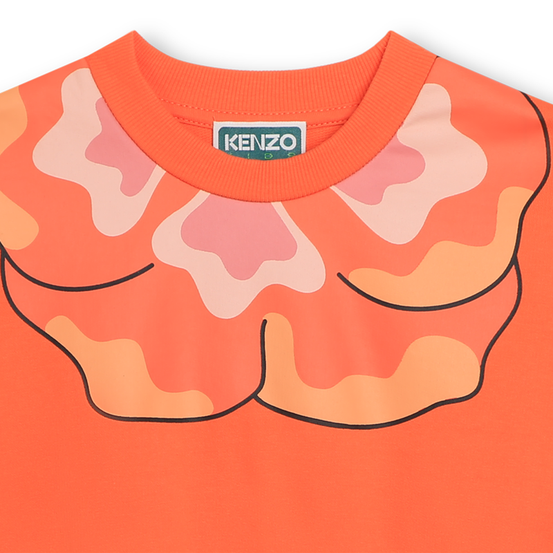 Lightweight fleece sweatshirt KENZO KIDS 
                    GIRL