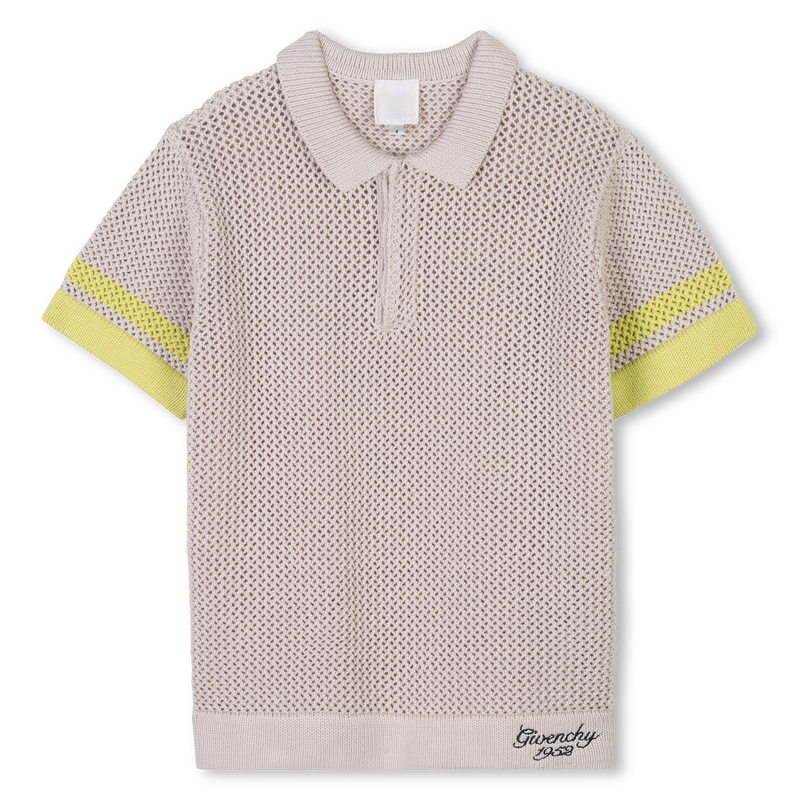 Short-sleeved cotton polo GIVENCHY 
                    BOY