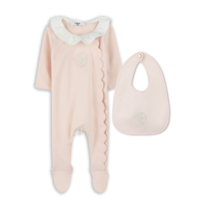 pajamas and bib set CHLOE 
                    GIRL
