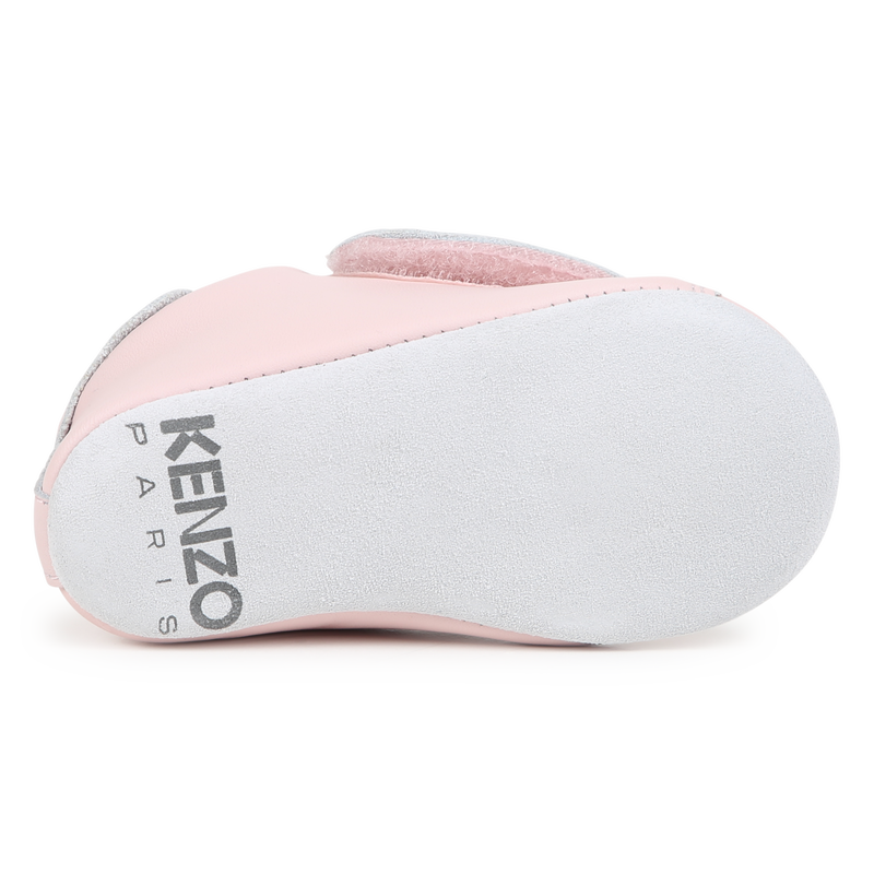 Velcro Leather Booties KENZO KIDS 
                    UNISEX