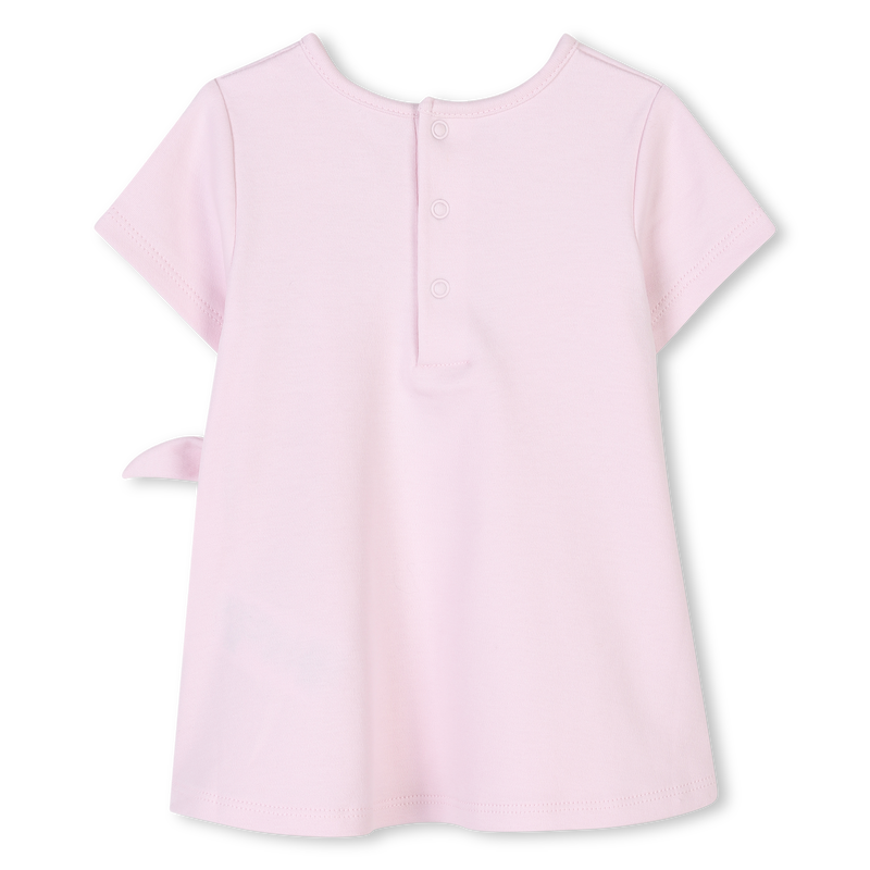 Short-sleeved cotton dress MICHAEL KORS 
                    GIRL