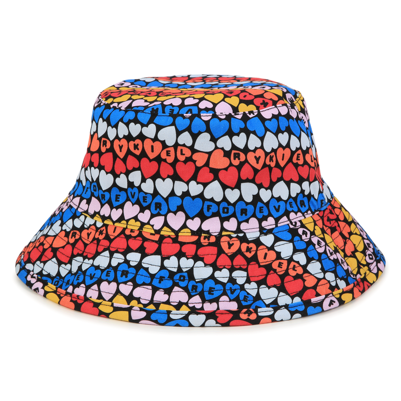Reversible Cotton Bucket Hat SONIA RYKIEL 
                    GIRL