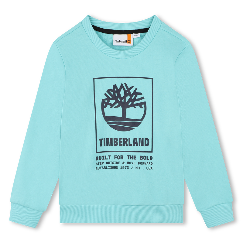 Printed Fleece Sweatshirt TIMBERLAND 
                    BOY