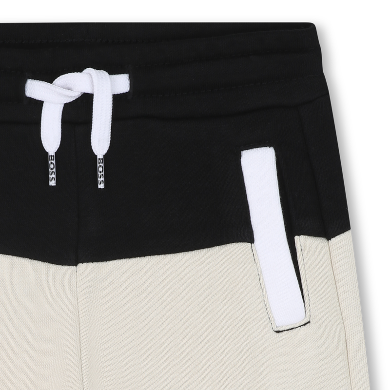 Two-tone fleece shorts BOSS 
                    BOY