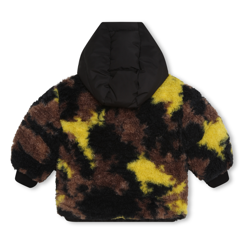 Bi-material hooded jacket BOSS 
                    BOY
