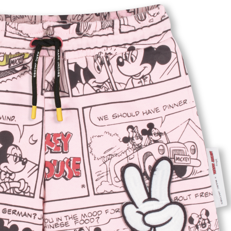 Cotton fleece shorts THE MARC JACOBS 
                    GIRL