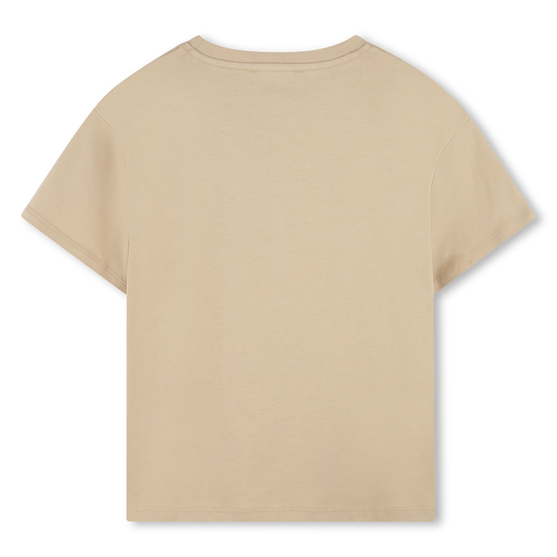 Short-sleeved cotton T-shirt MICHAEL KORS 
                    GIRL