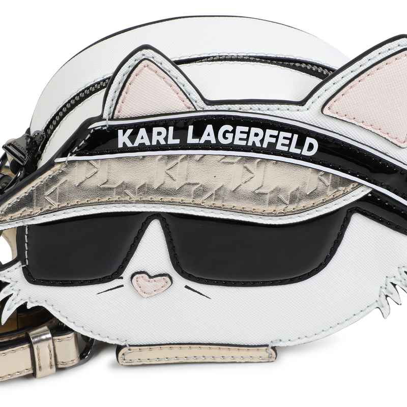 Coated fabric handbag KARL LAGERFELD KIDS 
                    GIRL