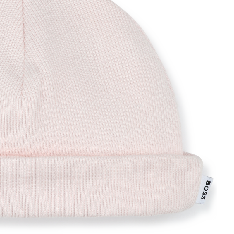 Ribbed hat with turn up BOSS 
                    GIRL