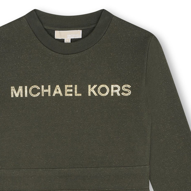 Glittery Fleece Dress MICHAEL KORS 
                    GIRL