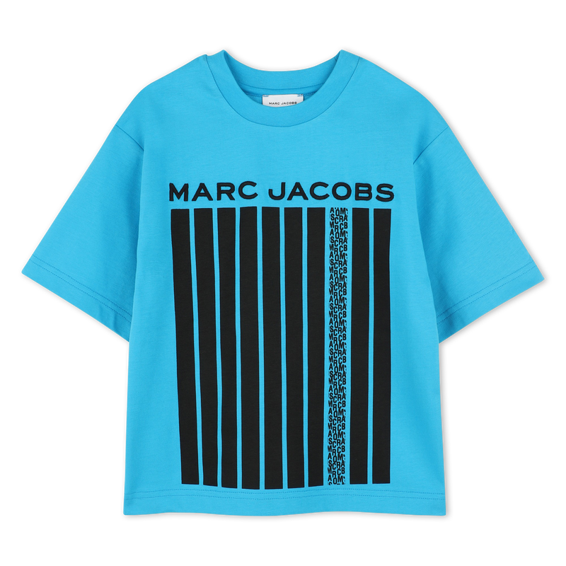 Two-tone cotton T-shirt THE MARC JACOBS 
                    BOY