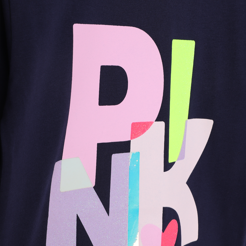 Cotton graphic long-sleeve BILLIEBLUSH 
                    GIRL