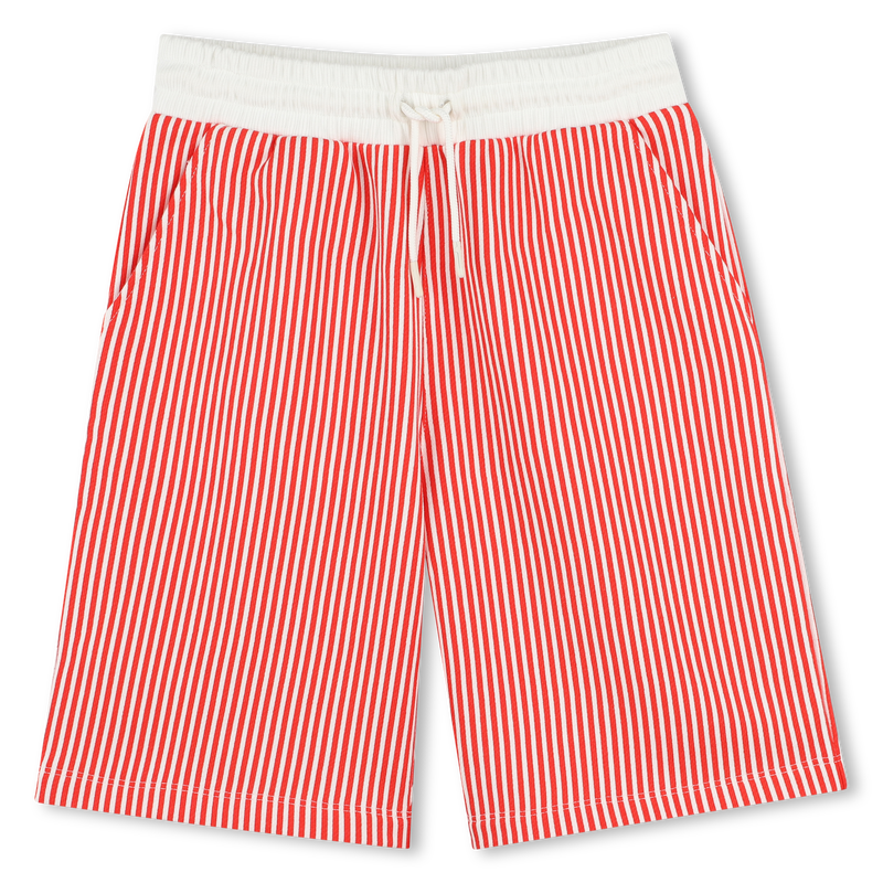 Striped cotton Bermuda shorts KENZO KIDS 
                    BOY
