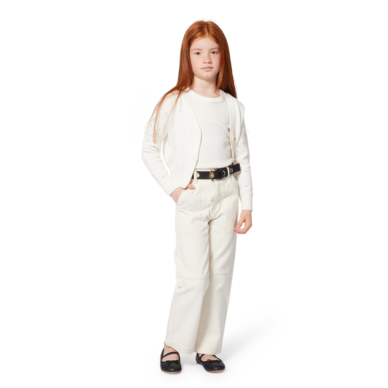 Trousers with adjustable waist MICHAEL KORS 
                    GIRL
