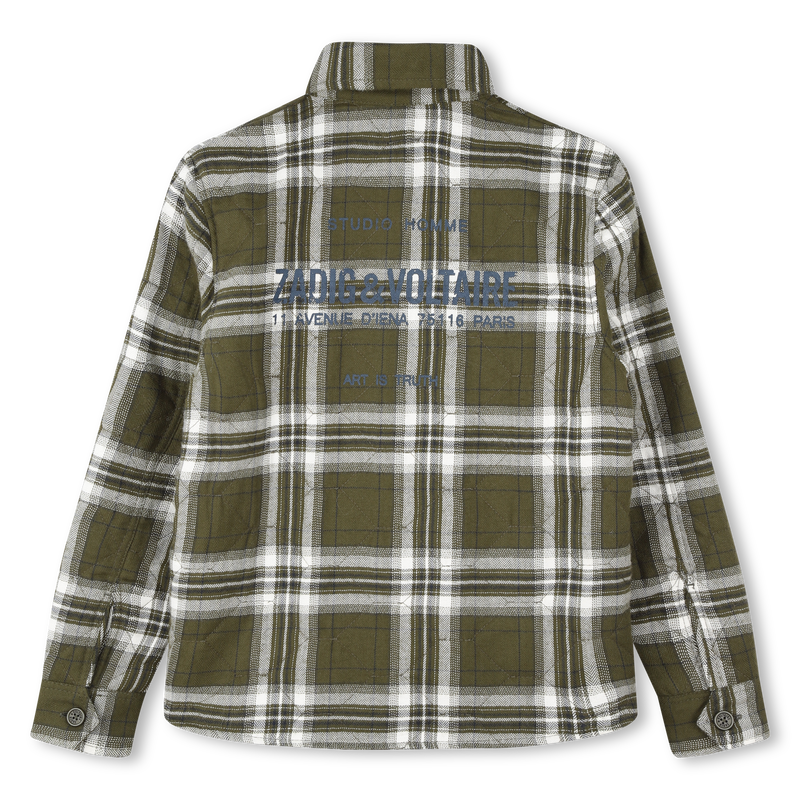 Quilted Cotton Shirt ZADIG & VOLTAIRE 
                    BOY